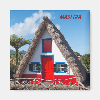 Traditionelles Santana-Haus in Madeira, Portugal Magnet