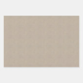 Traditionelles Schleifpapier für braune Papiertasc Geschenkpapier Set (Vorderseite 2)