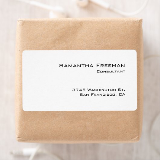 Traditionelles Schlichtes Weiß Minimalistisch (Insitu)