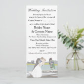 Traditionelles schottisches und keltisches Hochzei Einladung (Stehend Vorderseite)