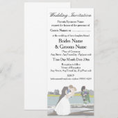 Traditionelles schottisches und keltisches Hochzei Einladung (Vorne/Hinten)