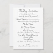 Traditionelles schottisches und keltisches Hochzei Einladung (Rückseite)