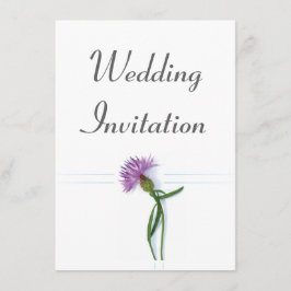 Traditionelles schottisches und keltisches Hochzei Einladung