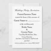 Traditionelles schottisches und keltisches Hochzei Einladung (Rückseite)