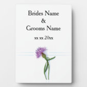 Traditionelles schottisches und keltisches Hochzei Fotoplatte (Vorderseite)