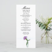 Traditionelles schottisches und keltisches Hochzei Menükarte (Stehend Vorderseite)