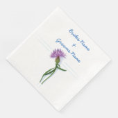 Traditionelles schottisches und keltisches Hochzei Serviette (Ecke)