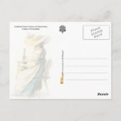 Traditionelles Schweizer Kostüm von Unterwalden Postkarte (Rückseite)