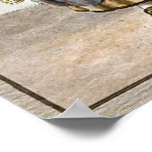 Traditionelles Schweizer Paar aus Oberhasli, Bern Poster (Ecke)