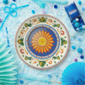 Traditionelles sizilianisches Design der Keramik Pappteller (Party)