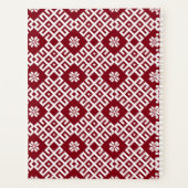 Traditionelles skandinavisches Volksmuster in der  Planer (Rückseite)