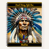 Traditionelles Sketchbook: Wilder Geist Notizblock (Vorderseite)