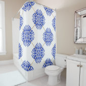 Traditionelles Spain nahtloses Muster. Cerami Duschvorhang (Beispiel)