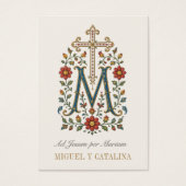 Traditionelles spanisches katholisches Marianische (Vorderseite)