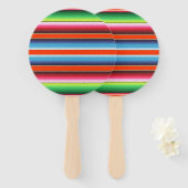 Traditionelles spanisches Serape Fiesta mexikanisc Fächer (Vorne und Hinten)