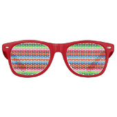 Traditionelles spanisches Serape Fiesta mexikanisc Partybrille (Vorderseite)