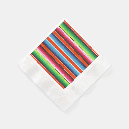 Traditionelles spanisches Serape Fiesta mexikanisc Serviette (Ecke)