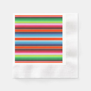 Traditionelles spanisches Serape Fiesta mexikanisc Serviette