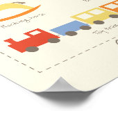 Traditionelles Spielzeug - Plakat (Ecke)