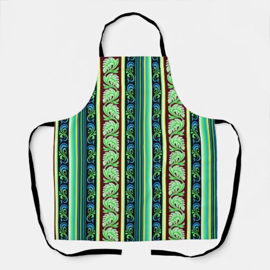 Traditionelles Sri Lanka Liyawel (Muster der Blätt Schürze (Vorderseite)