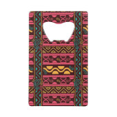 Traditionelles Stammmuster Geldbeutel Flaschenöffner (Vorderseite)