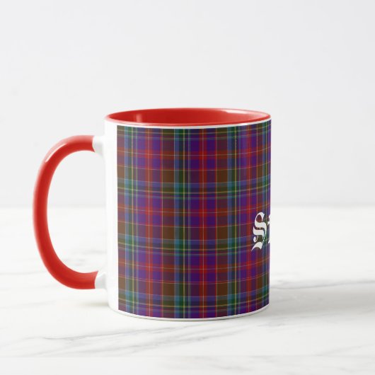 Traditionelles Stuart Tartan Kariert Tasse (Links)