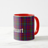 Traditionelles Stuart Tartan Kariert Tasse (VorderseiteRechts)
