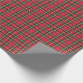 Traditionelles Tartan-Kariertes Nahtloses Tapete Geschenkpapier (Ecke)