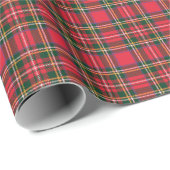 Traditionelles Tartan-Kariertes Nahtloses Tapete Geschenkpapier (Rolleneckpunkt)