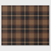 Traditionelles Tartan-Muster Geschenkpapier (Flach)