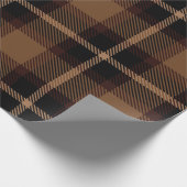 Traditionelles Tartan-Muster Geschenkpapier (Ecke)
