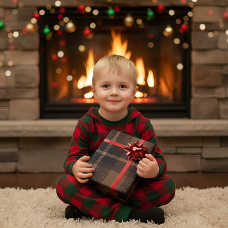 Traditionelles Tartan-Muster Geschenkpapier