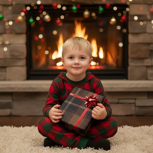 Traditionelles Tartan-Muster Geschenkpapier