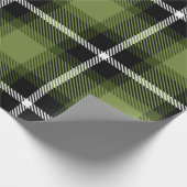 Traditionelles Tartan-Muster Geschenkpapier (Ecke)