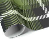 Traditionelles Tartan-Muster Geschenkpapier (Rolleneckpunkt)