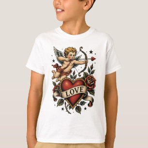 Traditionelles Tattoo-Herz  T-Shirt