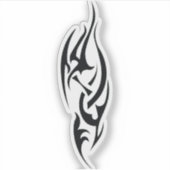 Traditionelles Tattoo-Kunst-Inspiredesign Aufkleber (Vorderseite)