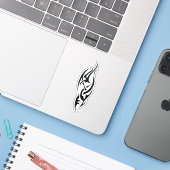 Traditionelles Tattoo-Kunst-Inspiredesign Aufkleber (Laptop mit iPhone)