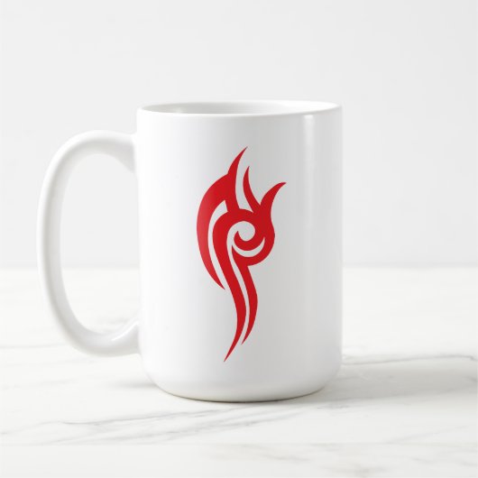 Traditionelles Tattoo-Kunst-Inspiredesign Kaffeetasse (Links)