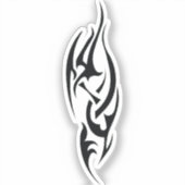 Traditionelles Tattoo-Kunst-inspiriertes Design Aufkleber (Vorderseite)