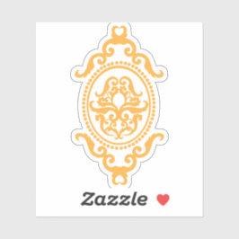 Traditionelles Tattoo-Kunst-inspiriertes Design Aufkleber