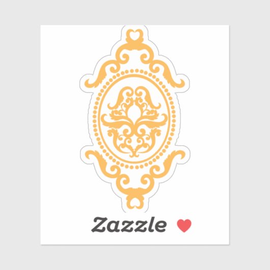 Traditionelles Tattoo-Kunst-inspiriertes Design Aufkleber (Blatt)