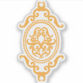 Traditionelles Tattoo-Kunst-inspiriertes Design Aufkleber (Vorderseite)