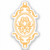 Traditionelles Tattoo-Kunst-inspiriertes Design Aufkleber (Vorderseite)