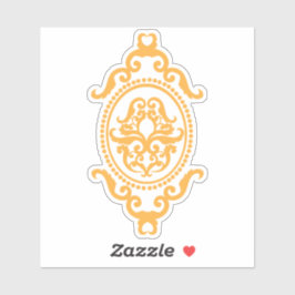 Traditionelles Tattoo-Kunst-inspiriertes Design Aufkleber