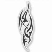 Traditionelles Tattoo-Kunst-inspiriertes Design Aufkleber (Vorderseite)