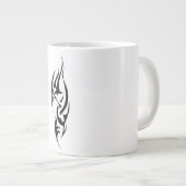 Traditionelles Tattoo-Kunst-Inspiriertes Design Jumbo-Tasse (Vorderseite Rechts)