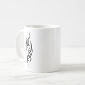 Traditionelles Tattoo-Kunst-Inspiriertes Design Kaffeetasse (Vorderseite Links)