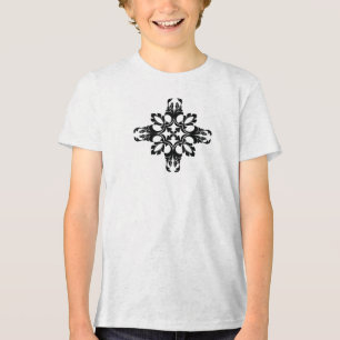 Traditionelles Tattoo-Kunst-Inspiriertes Design Tri-Blend Shirt
