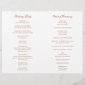 Traditionelles Terracotta-Programm für feierliche  (Rückseite)